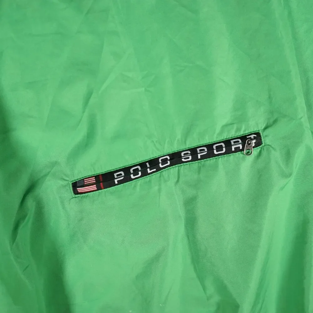Polo Sport Ralph Lauren Jacket Green Full Zip Vintage XL